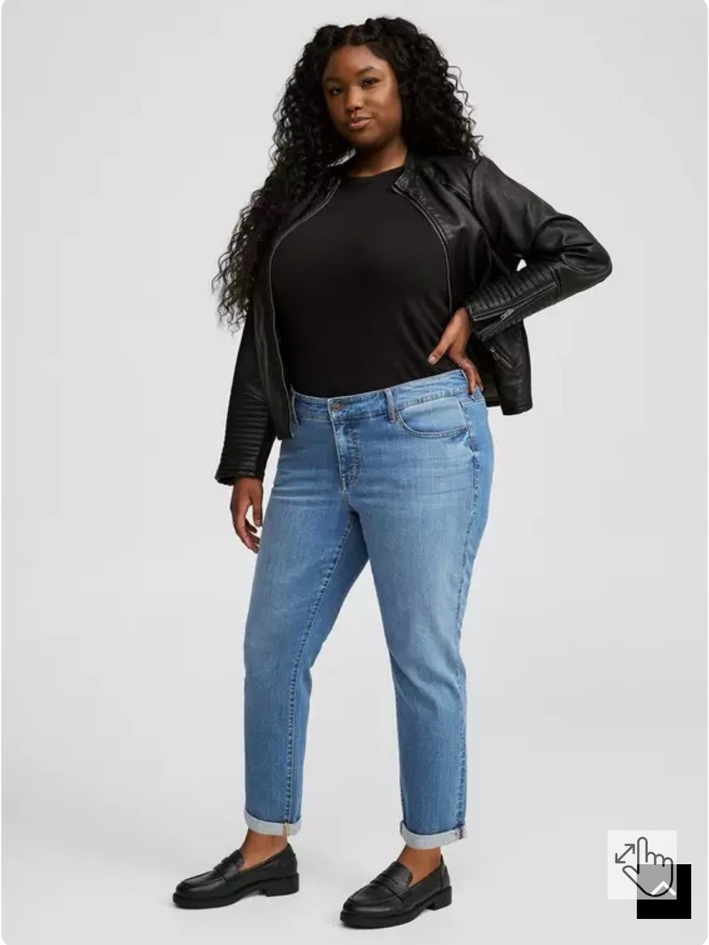 Torrid Boyfriend Mid-Rise Jean Premium Stretch Regular Length